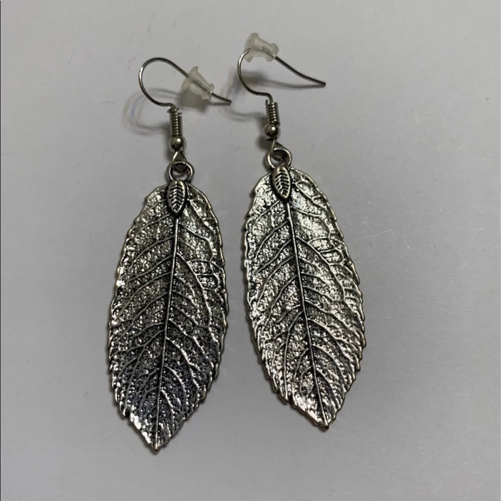 Silver earrings